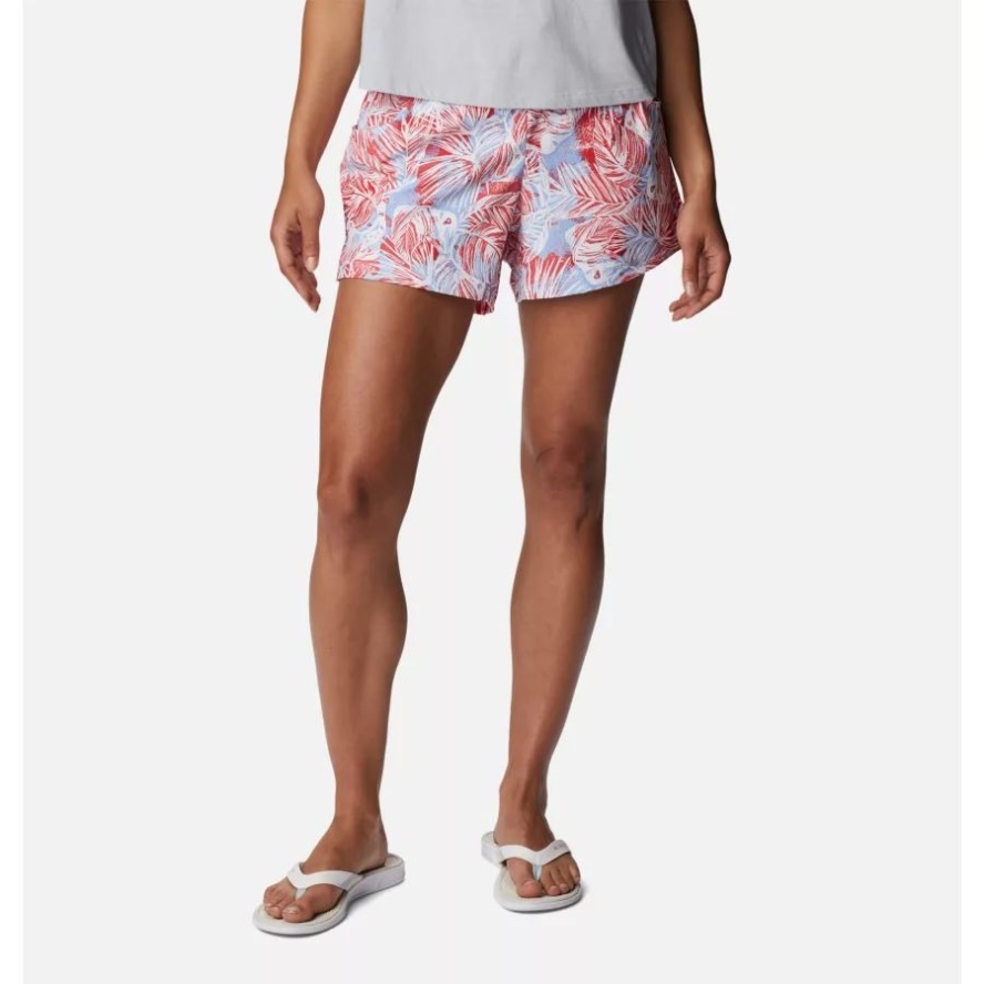 Agate Blue Tropic Blend Women's PFG Super Slack Water Stretch Water Shorts Columbia Sale