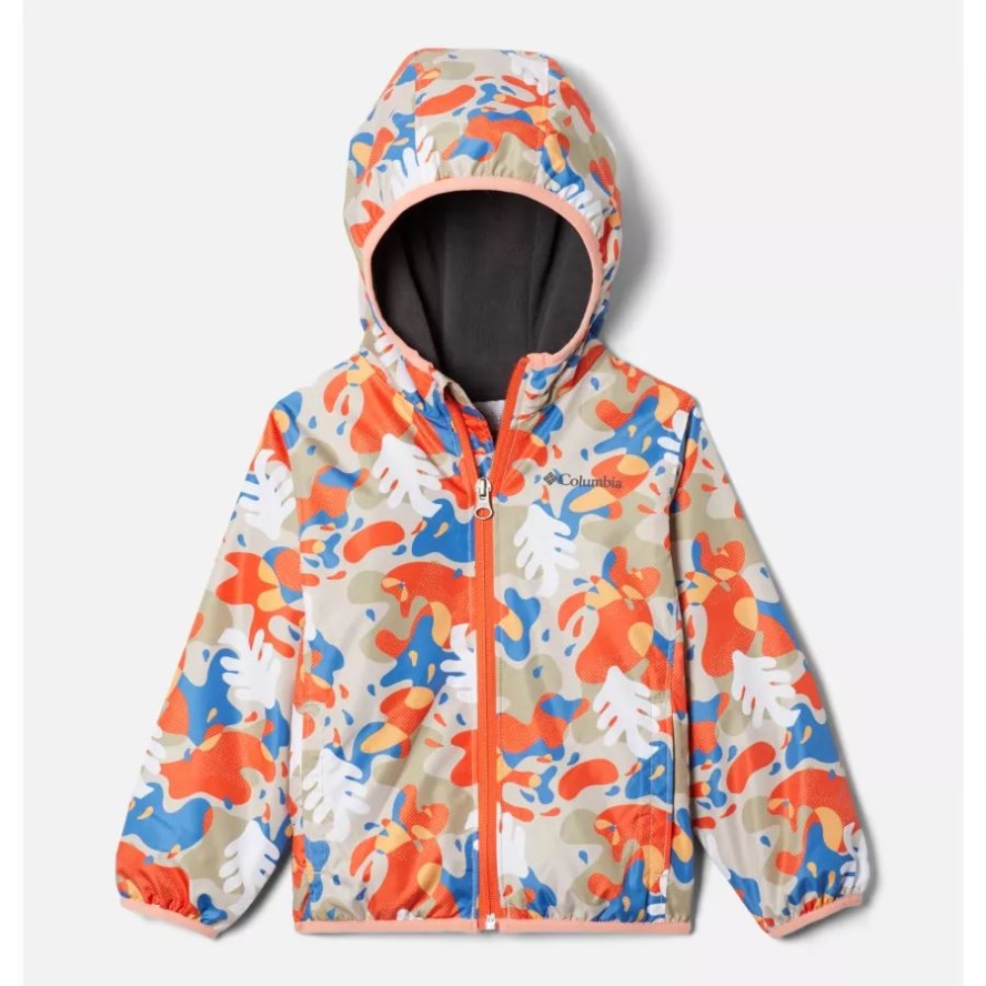 Ancient Fossil Camo Splash Toddler Mini Pixel Grabber II Wind Jacket Columbia Sale