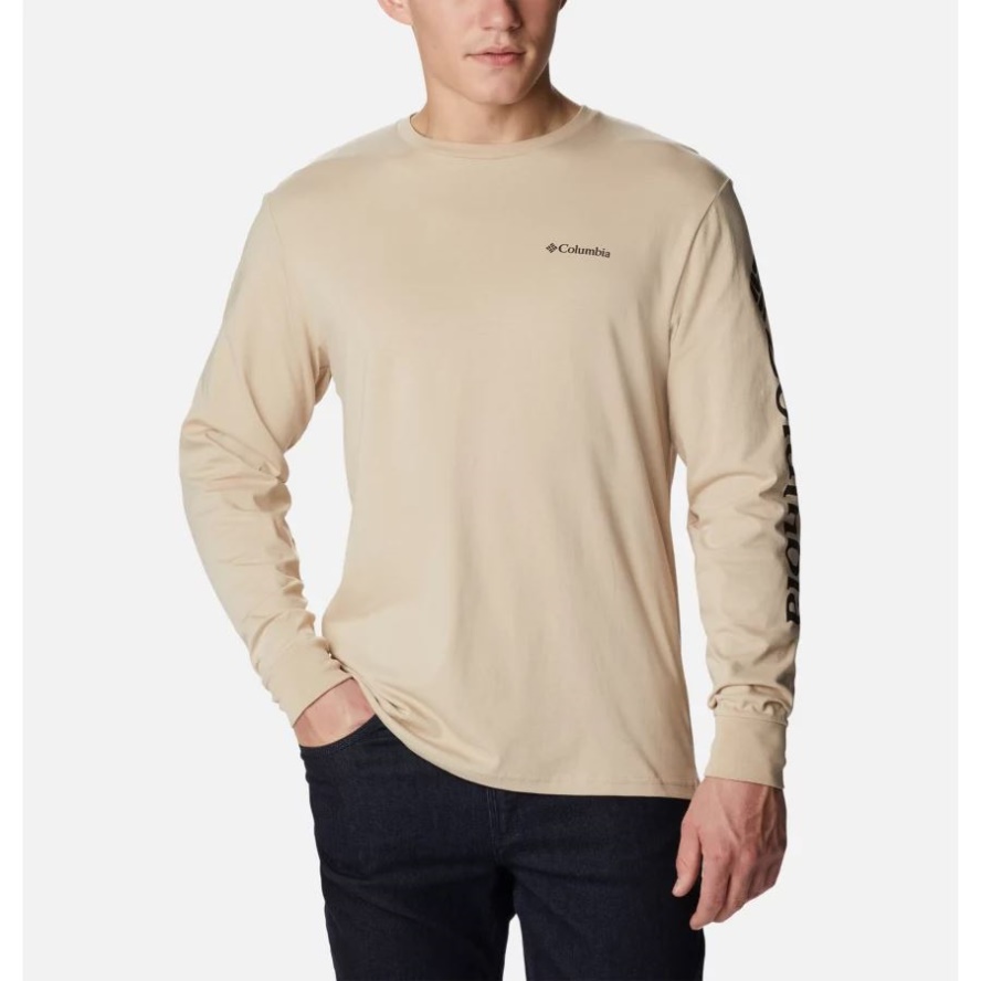 Ancient Fossil Columbia Sale Men's North Cascades Long Sleeve Tee Shirt