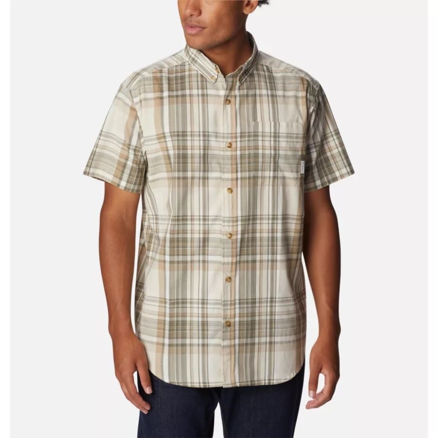 Ancient Fossil Plaid Columbia Sale Men's Rapid Rivers II Short Sleeve Shirt