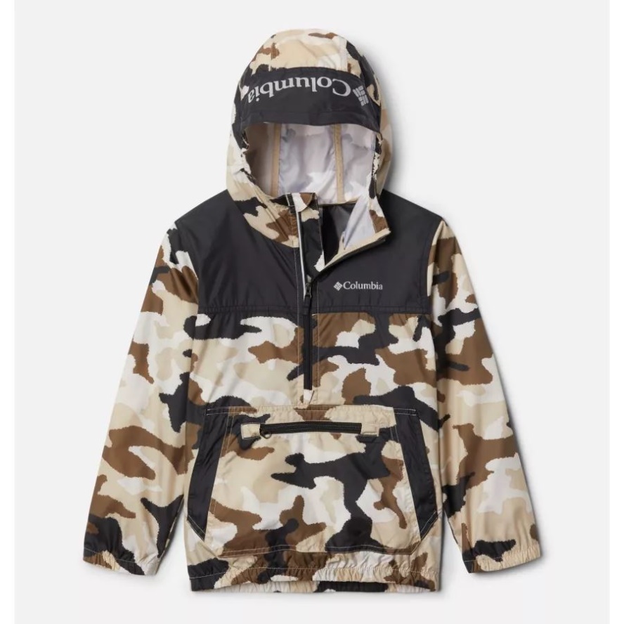 Ancient Fossil Trad Camo/Black Youth Bloomingport Windbreaker Columbia Sale