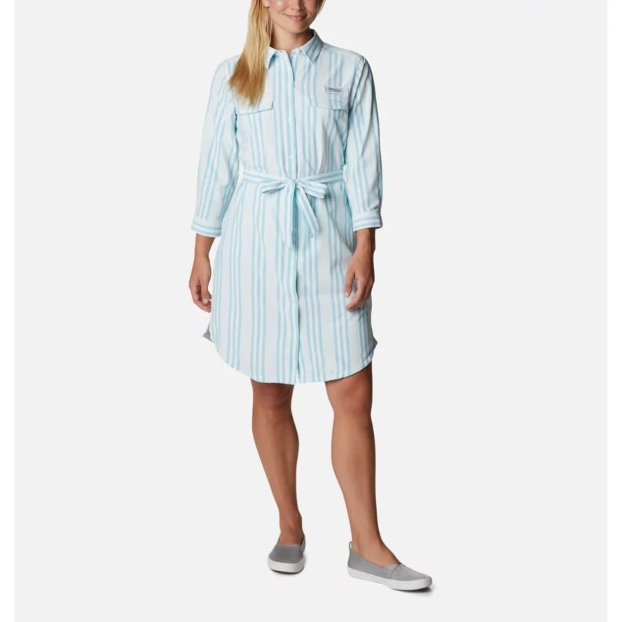 Atoll Stripe Columbia Sale Women's PFG Sun Drifter Woven Dress