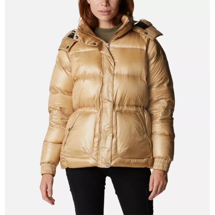 Beach/Black Columbia Sale Women's Northern Gorge II Omni-Heat Infinity Down Jacket