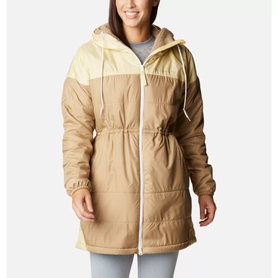 Beach/Cornstalk Columbia Sale Women's Flash Challenger Sherpa Long Jacket
