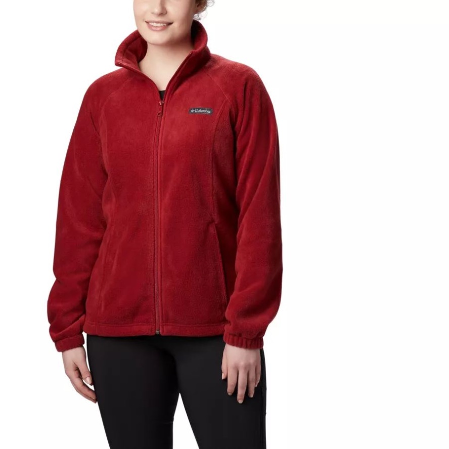 Beet Columbia Sale Women's Benton Springs Full Zip Fleece Jacket
