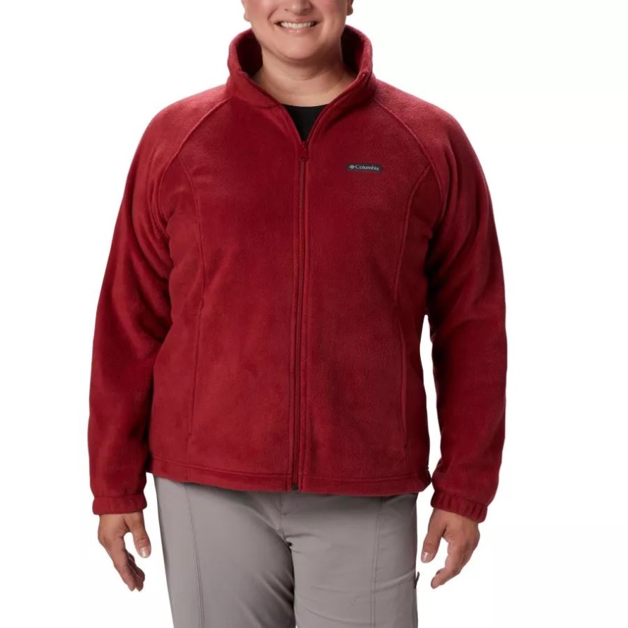 Beet Women's Benton Springs Full Zip Plus Size Columbia Sale