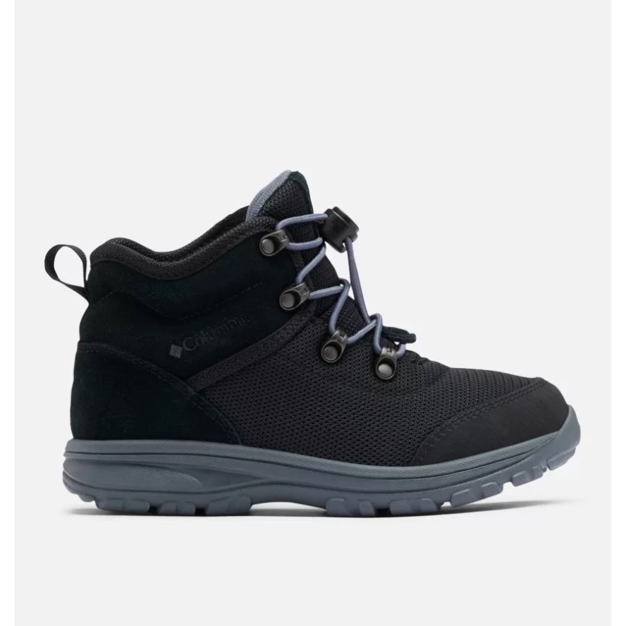 Big Kids' Fairbanks Mid Boot Columbia Sale Black/Graphite