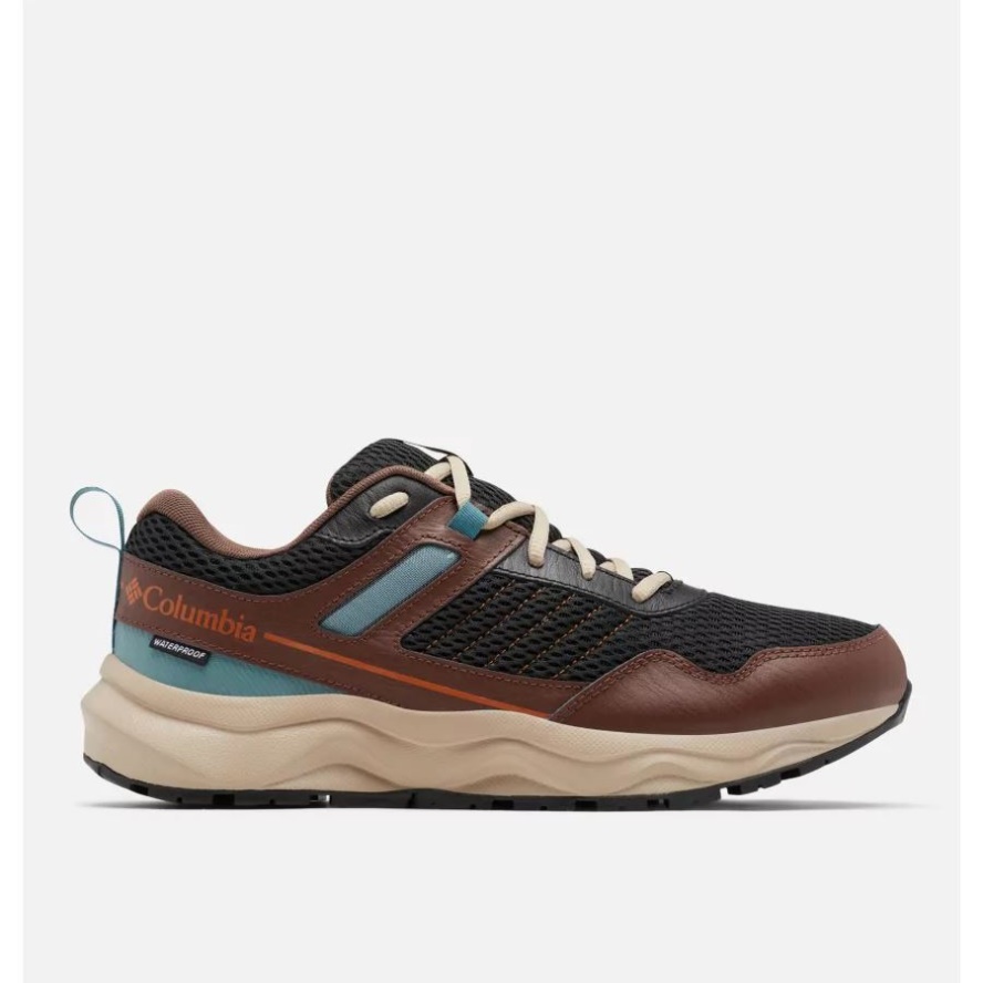 Bison Brown/Warm Copper Men's Plateau Waterproof Shoe Columbia Sale