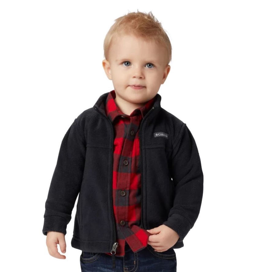 Black Boys' Infant Steens Mountain II Fleece Jacket Columbia Sale