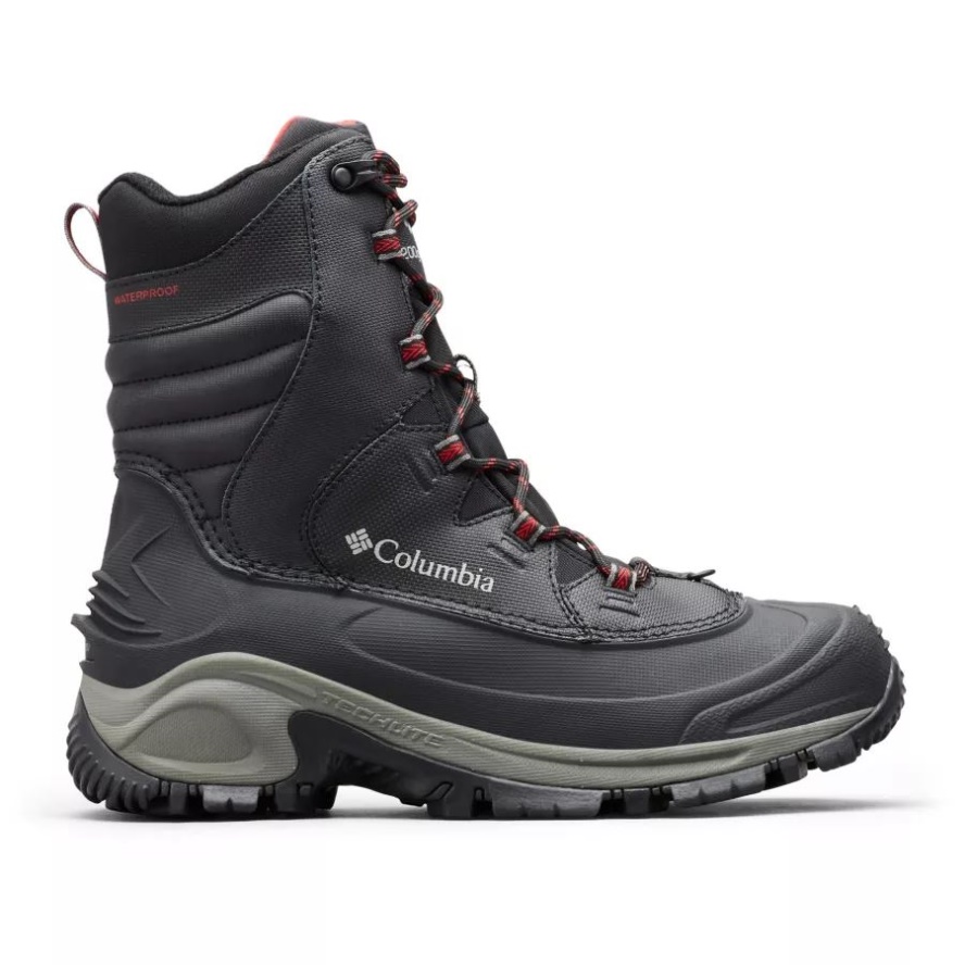 Black/Bright Red Columbia Sale Men's Bugaboot III Boot Wide