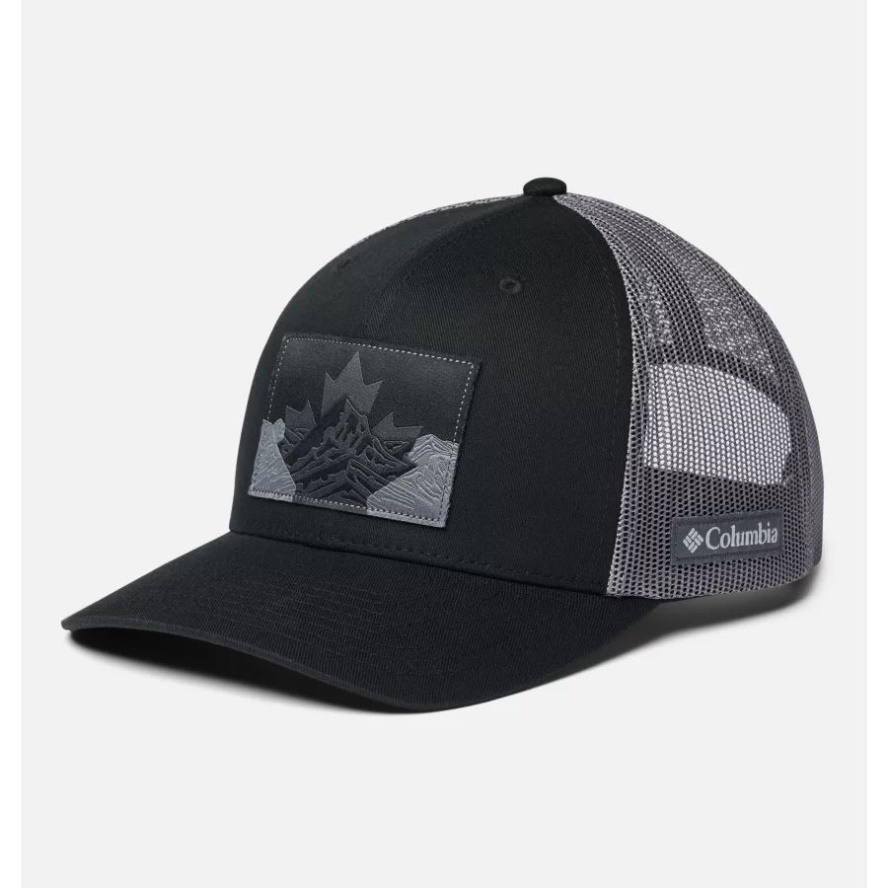 Black Canadian Rockies Columbia Sale Mesh Snapback High Crown Columbia Sale