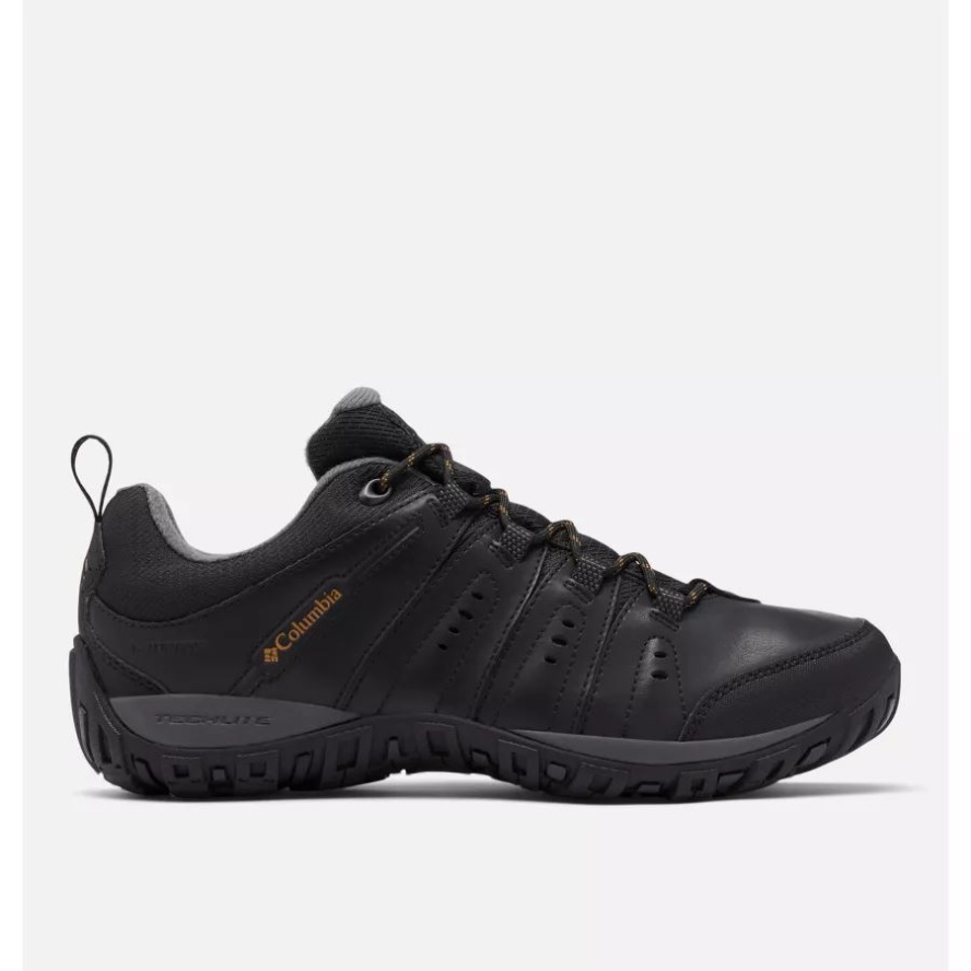 Black/Caramel Men's Woodburn II Waterproof Shoe Columbia Sale