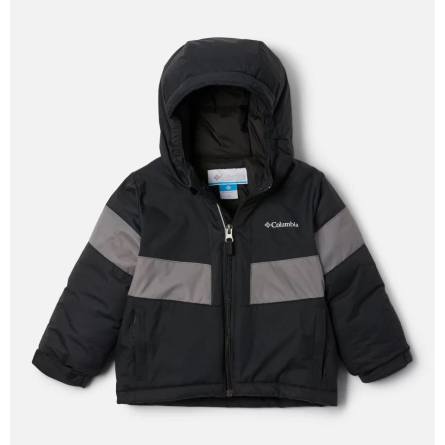 Black/City Grey Columbia Sale Boys' Toddler Lightning Lift II Jacket