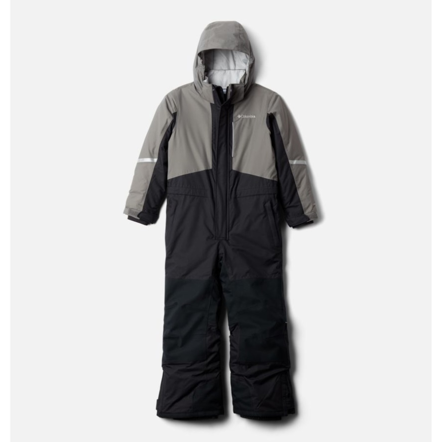 Black/City Grey Kids' Buga II Snowsuit Columbia Sale