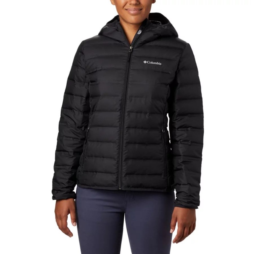 Black Columbia Sale Brand Women's Lake 22 Down Hooded Jacket