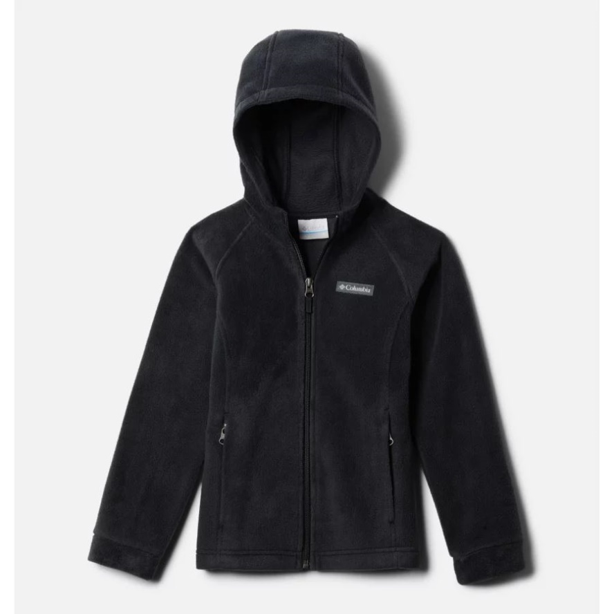 Black Columbia Sale Girls' Benton Springs II Hooded Fleece Jacket