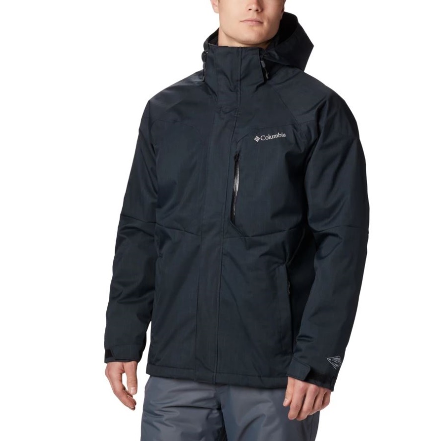 Black Columbia Sale Men's Alpine Action Insulated Ski Jacket Tall