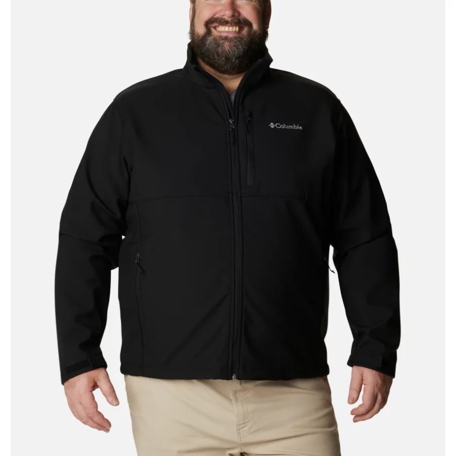 Black Columbia Sale Men's Ascender Softshell Jacket Big
