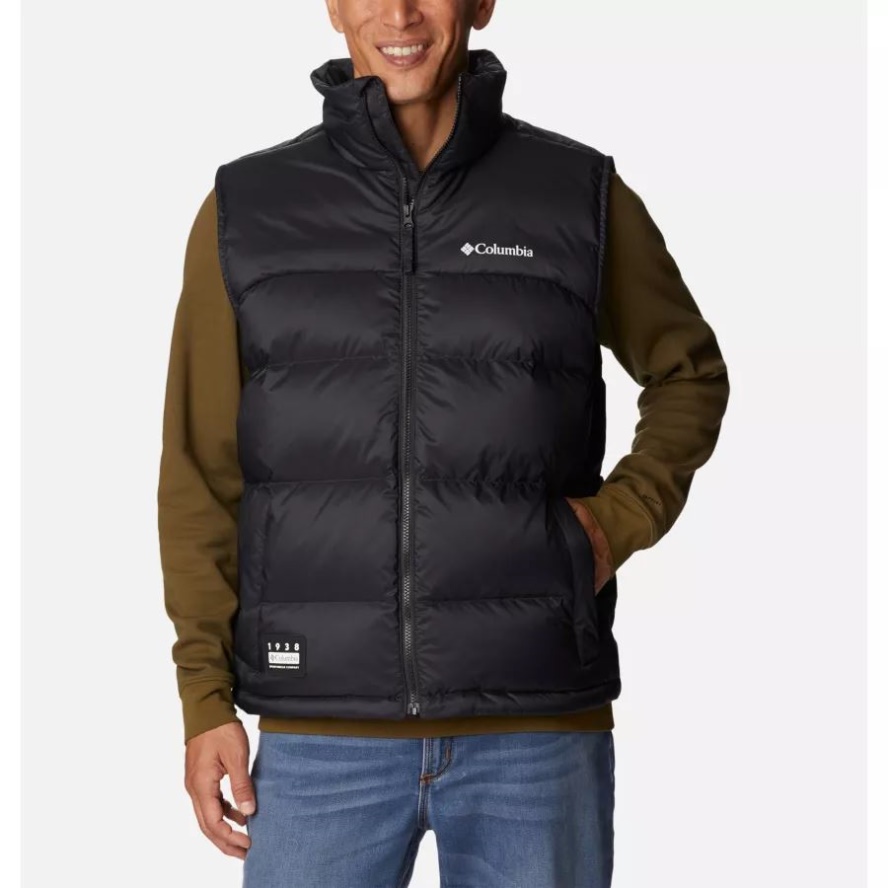 Black Columbia Sale Men's Bulo Point II Down Puffer Vest