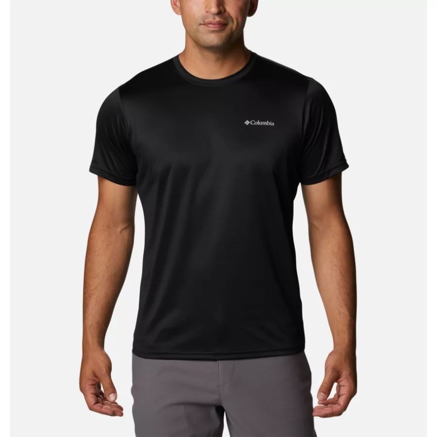 Black Columbia Sale Men's Columbia Sale Hike Crew Short Sleeve Shirt