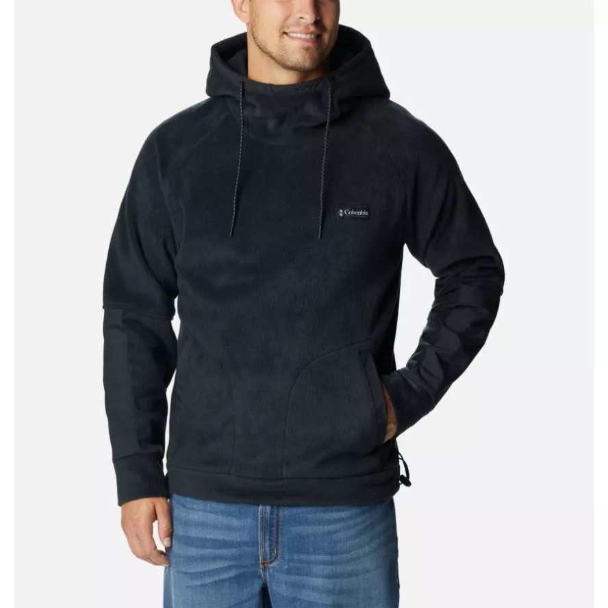 Black Columbia Sale Men's Hunterdon Fleece Hoodie