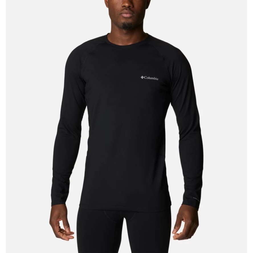 Black Columbia Sale Men's Omni-Heat Infinity Baselayer Crew