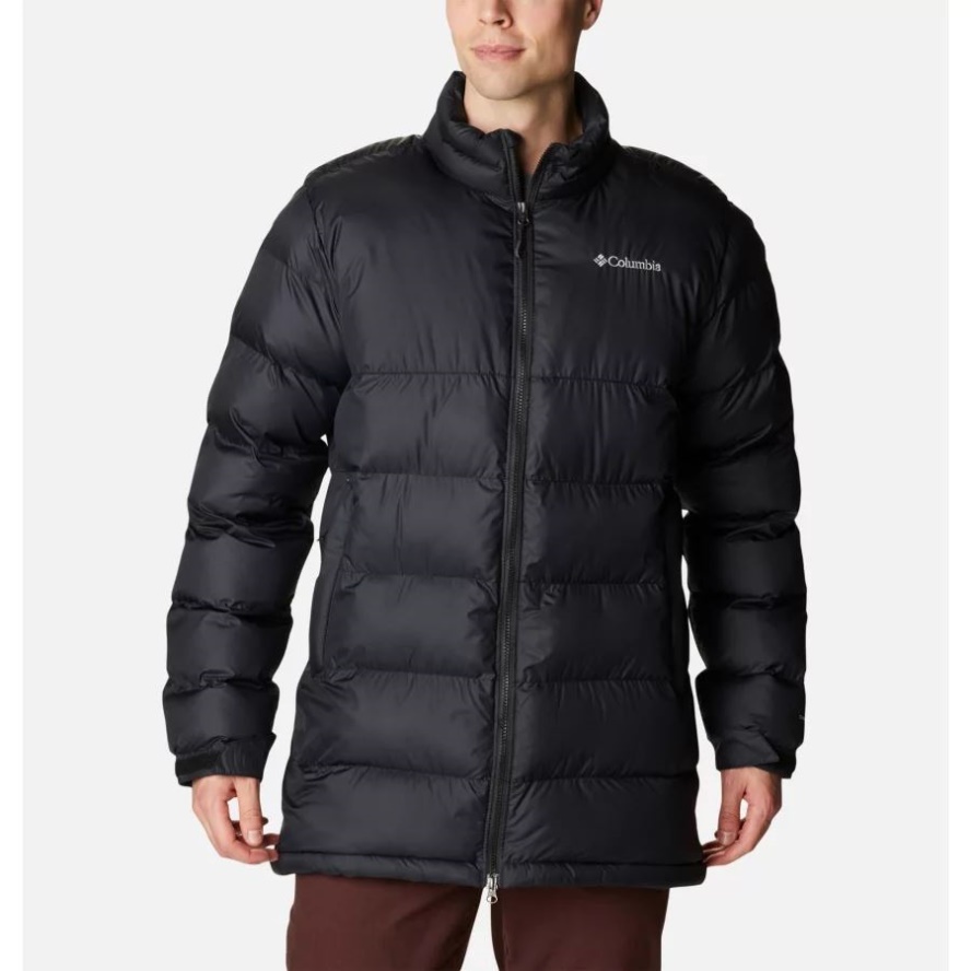 Black Columbia Sale Men's Pike Lake Mid Puffer Jacket