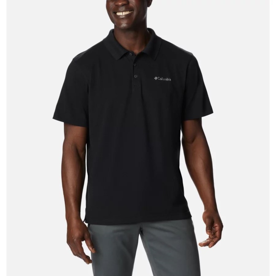 Black Columbia Sale Men's Pines Terrace Polo