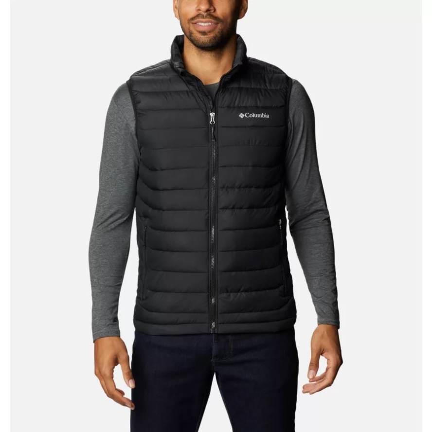 Black Columbia Sale Men's Powder Lite Vest Tall
