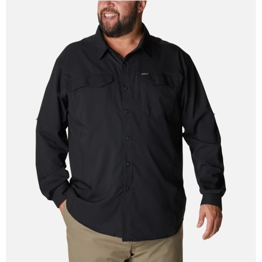 Black Columbia Sale Men's Silver Ridge Lite Long Sleeve Shirt Big