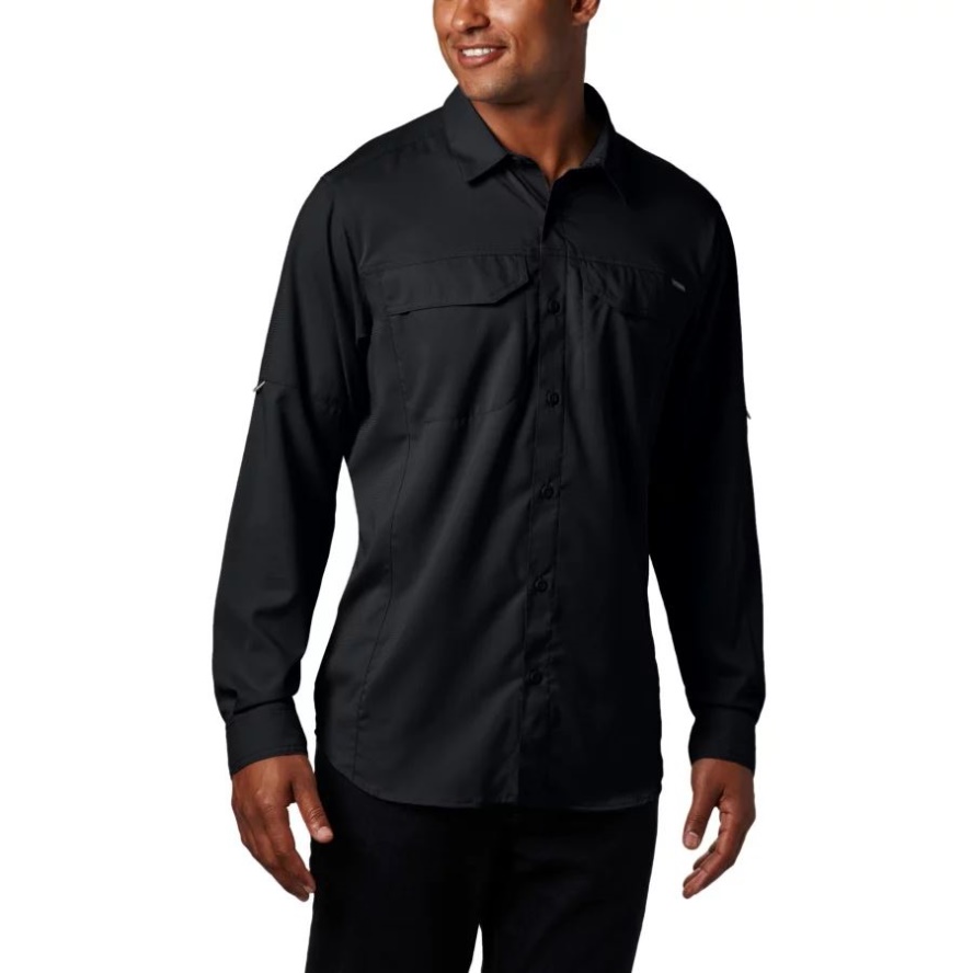 Black Columbia Sale Men's Silver Ridge Lite Long Sleeve Shirt