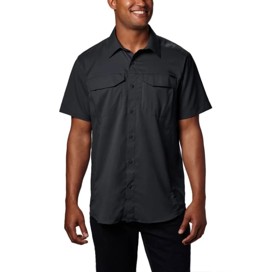 Black Columbia Sale Men's Silver Ridge Lite Short Sleeve Shirt