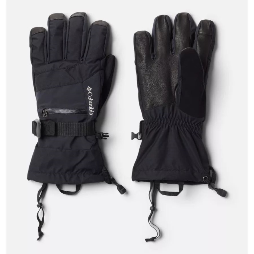Black Columbia Sale Men's Wild Card Omni-Heat Infinity Insulated Gloves