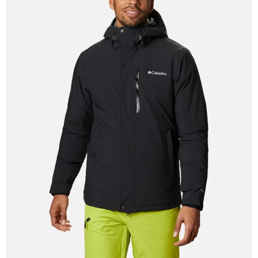 Black Columbia Sale Men's Winter District Insulated Ski Jacket