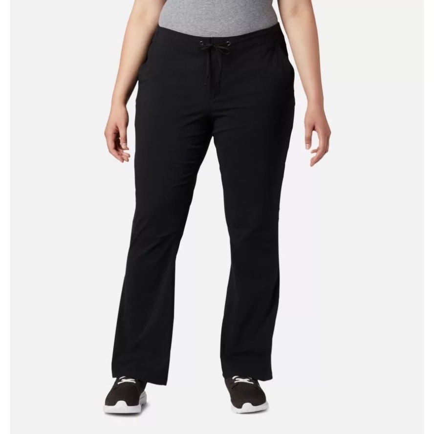 Black Columbia Sale Women's Anytime Outdoor Boot Cut Pants Plus Size