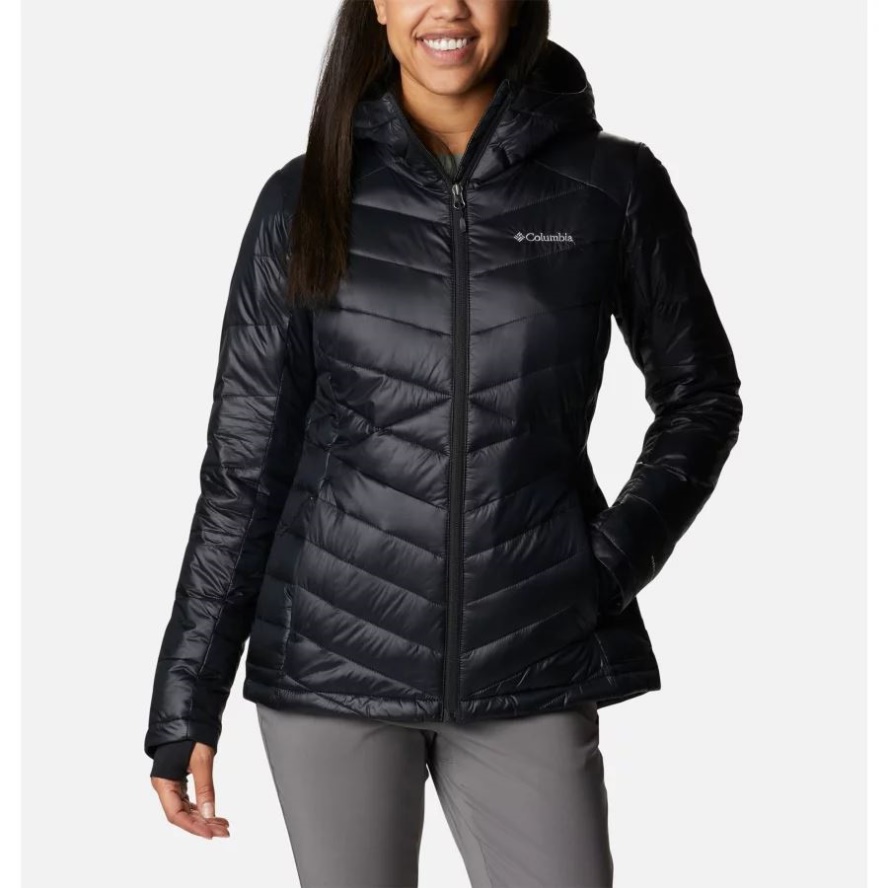Black Columbia Sale Women's Joy Peak Hooded Insulated Jacket