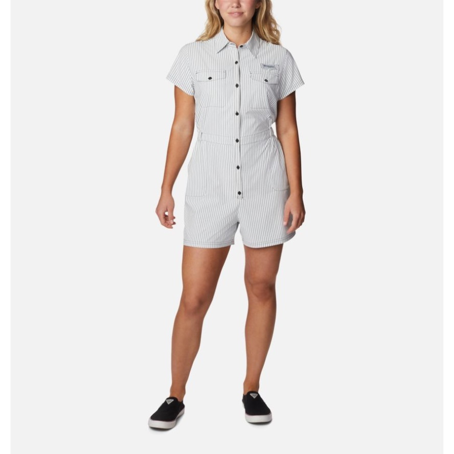 Black Columbia Sale Women's PFG Sun Drifter Woven Romper