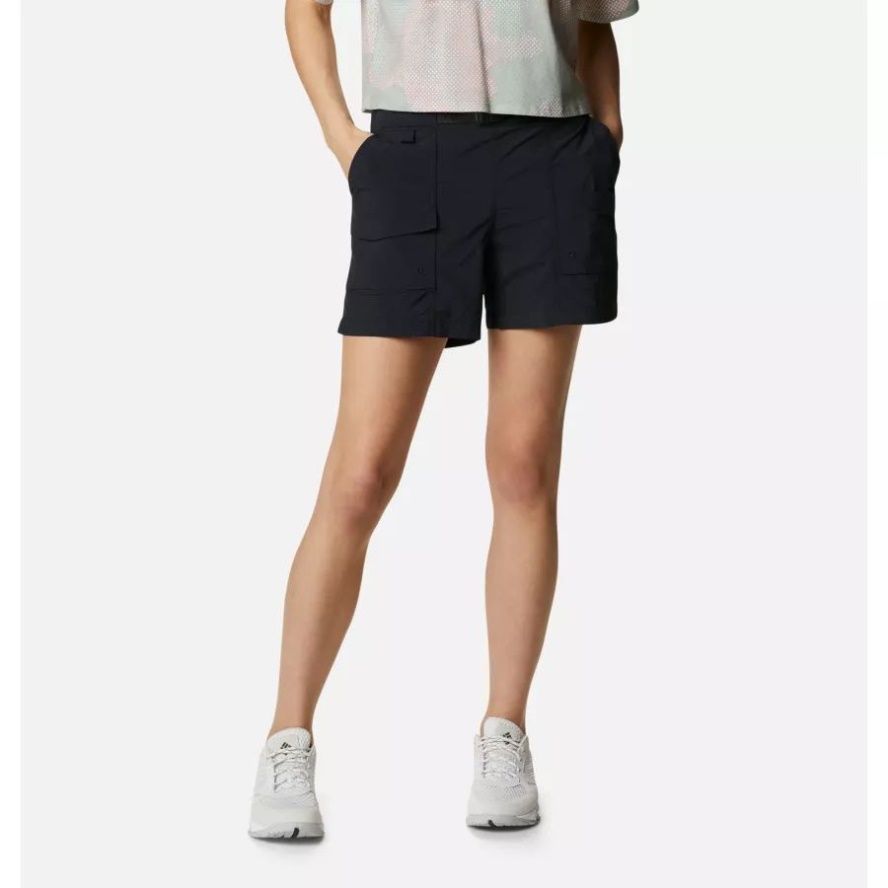 Black Columbia Sale Women's Summerdry Cargo Shorts