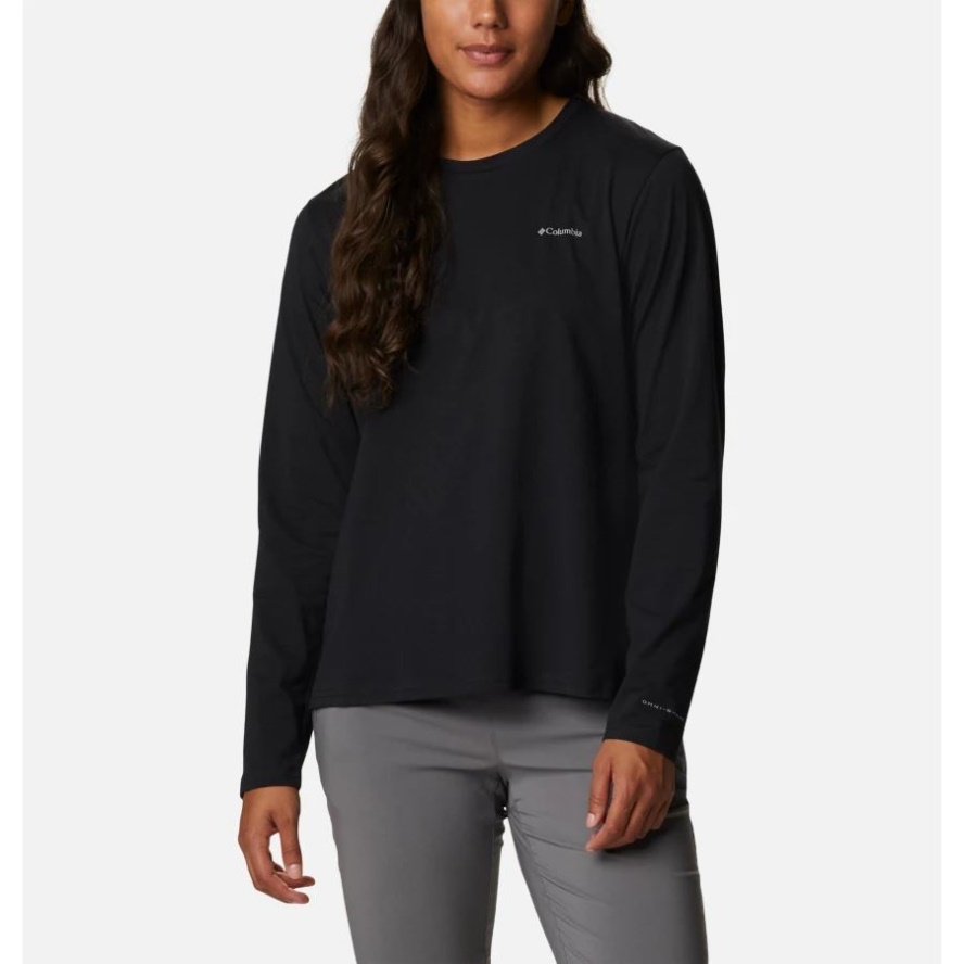 Black Columbia Sale Women's Sun Trek Long Sleeve T-Shirt