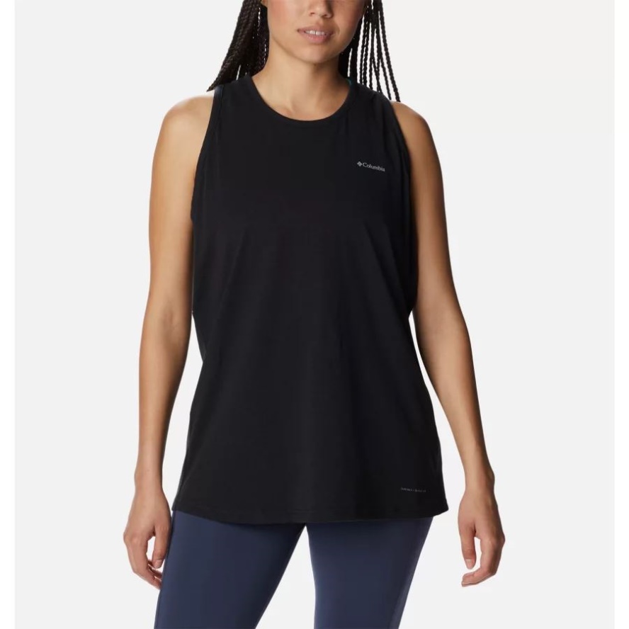 Black Columbia Sale Women's Sun Trek Racerback Tank
