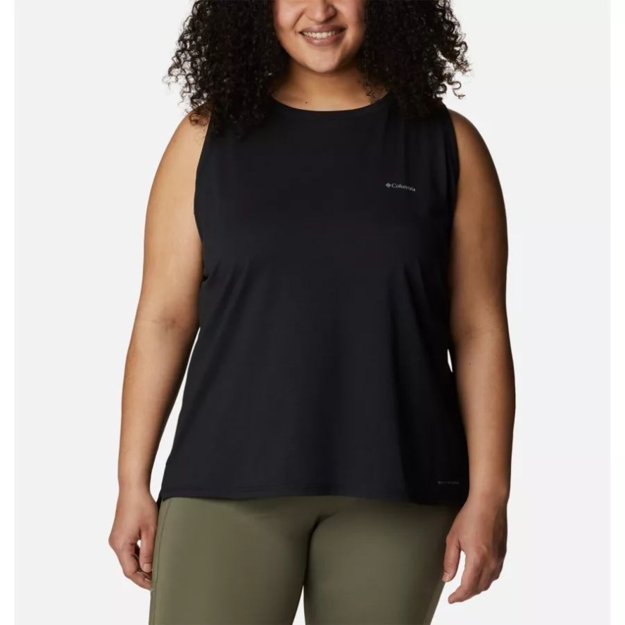 Black Columbia Sale Women's Sun Trek Tank Plus Size