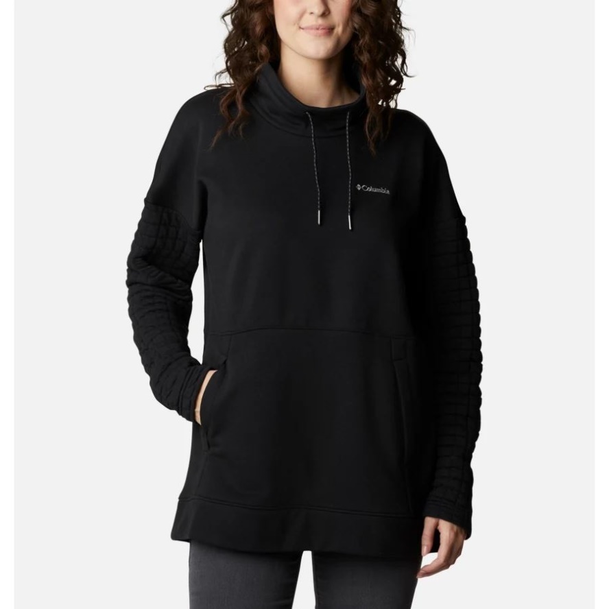 Black Columbia Sale Women's Sunday Summit Oversized Funnel Pullover