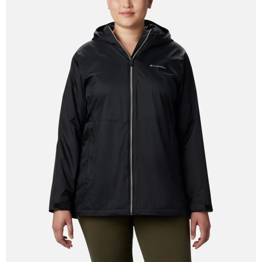 Black Columbia Sale Women's Switchback Lined Long Jacket Plus Size