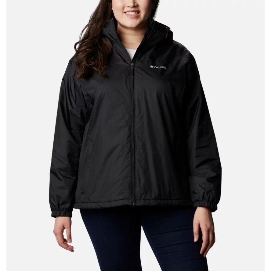 Black Columbia Sale Women's Switchback Sherpa Lined Jacket Plus Size