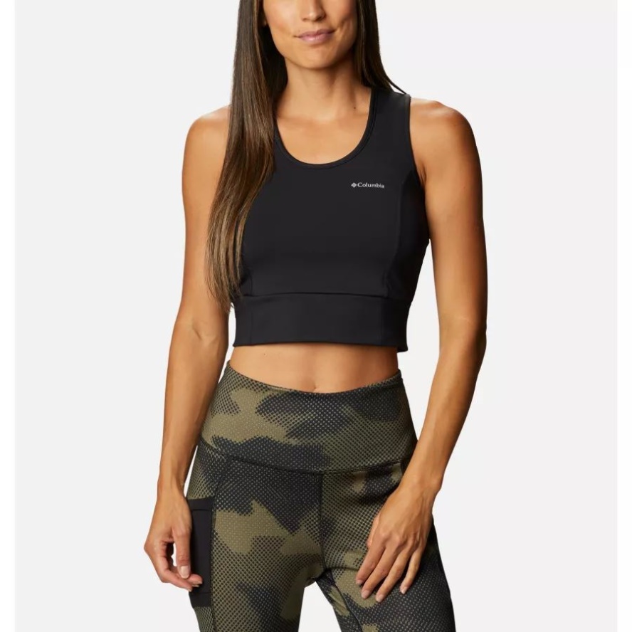 Black Columbia Sale Women's Windgates II Technical Cropped Top