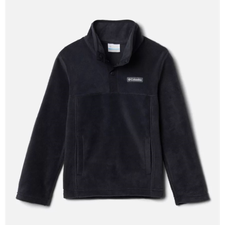 Black Columbia Sale Youth Steens Mtn Fleece Pull-over