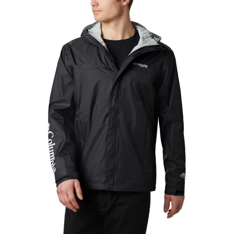 Black/Cool Grey Columbia Sale Men's PFG Storm Jacket Tall