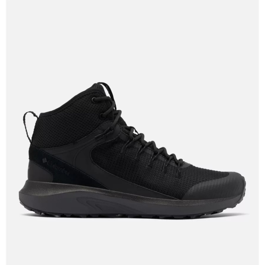 Black/Dark Grey Men's Trailstorm Mid Waterproof Shoe Columbia Sale