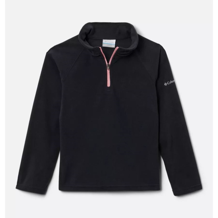 Black Girls' Glacial Fleece Half Zip Jacket Columbia Sale