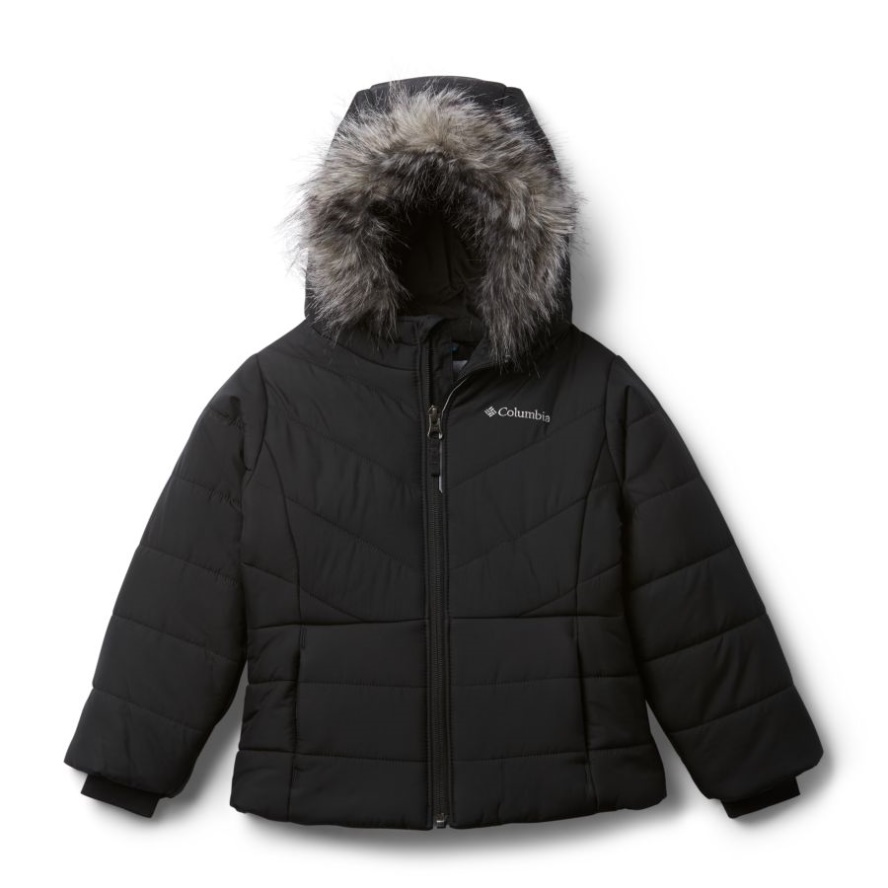 Black Girls' Toddler Katelyn Crest Jacket Columbia Sale